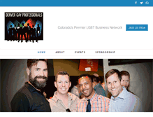 Tablet Screenshot of denvergayprofessionals.com